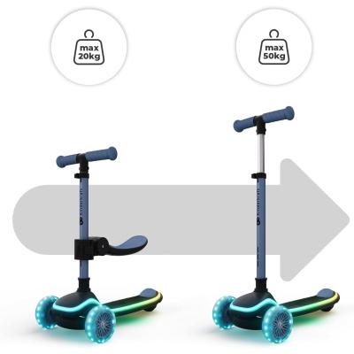 KINDERKRAFT MONOPATTINO RAKET UP BLUE 3 RUOTE
