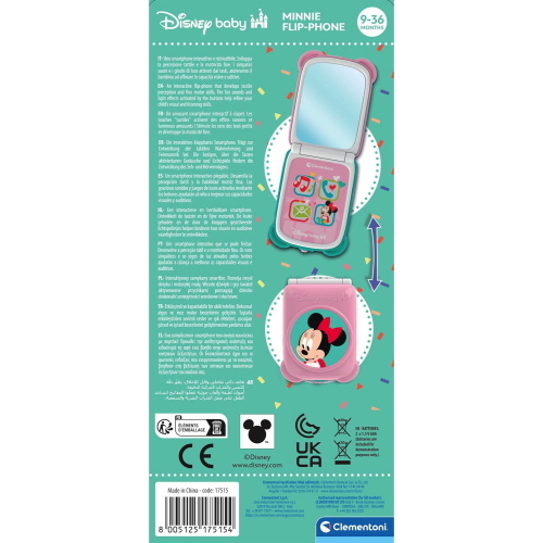 CLEMENTONI MINNIE FLIP PHONE