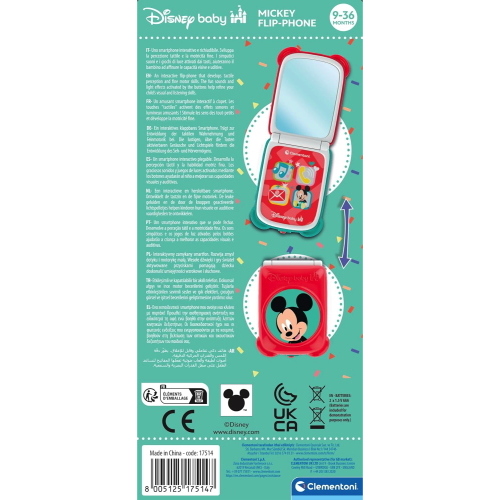 CLEMENTONI MICHEY FLIP PHONE