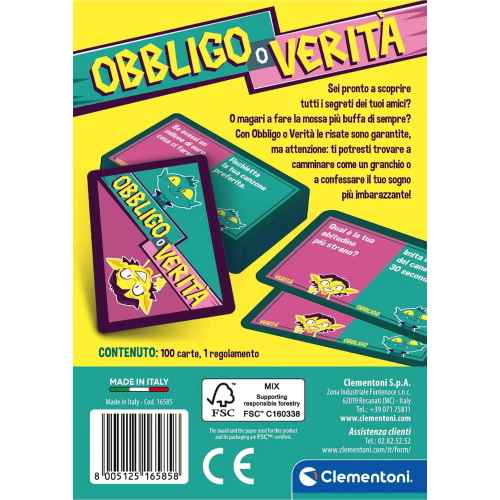 CLEMENTONI OBBLIGO O VERITÀ