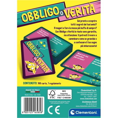 CLEMENTONI OBBLIGO O VERITÀ