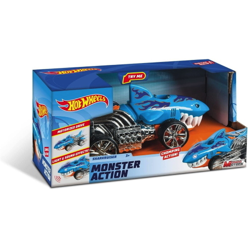 HOT WHEELS MONSTER ACTION SHARKUISER 22CM