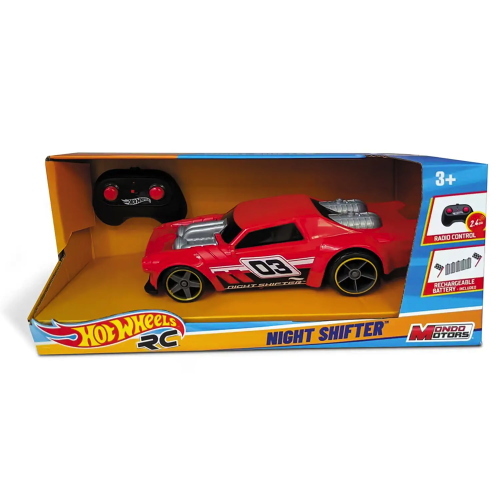 HOT WHEELS NIGHT SHIFTER R/C BATT. ICARIC. 1:16