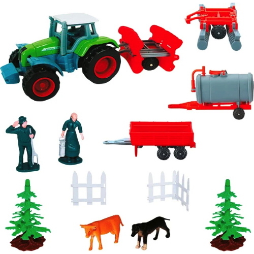 SET FATTORIA CON TRATTORE SCLA 1:72