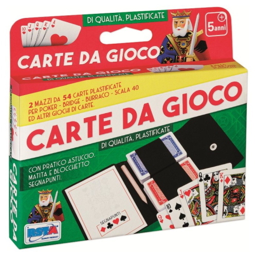CARTE DA GIOCO CON ASTUCCIO