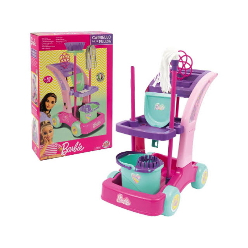 MAXI CARRELLO PULIZIE BARBIE   
