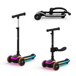 KINDERKRAFT MONOPATTINO RAKET UP BLACK 3 RUOTE