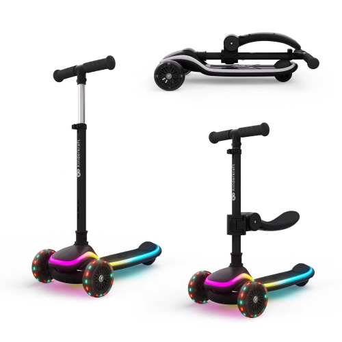 KINDERKRAFT MONOPATTINO RAKET UP BLACK 3 RUOTE