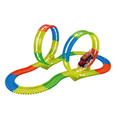 PISTA NEON FLUO CON AUTO