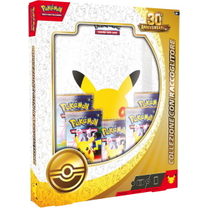 POKEMON 30 ANNIVERSARIO COLLEZIONE CON RACCOGLITORE 