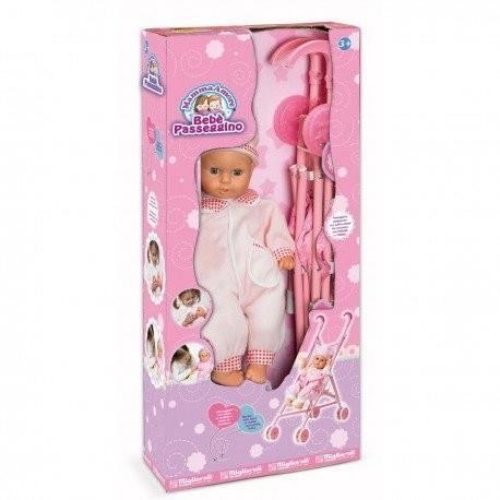 MAMMAMORE BEBE' CON PASSEGGINO