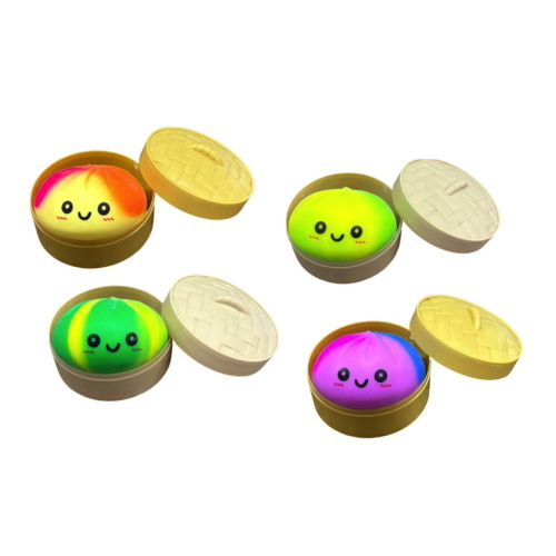 DUMPLING RAVIOLO SQUISHY CON CESTINO 9CM