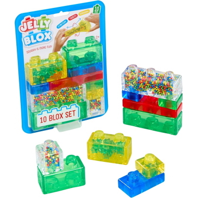 TOYS JELLY BLOX - SET COSTRUZIONI GEL GOMMOSE