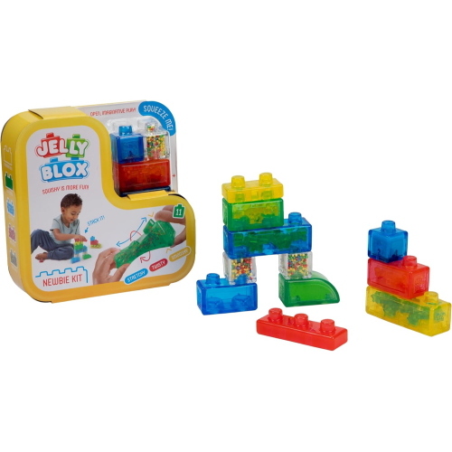 TOYS JELLY BLOX - NEWBIE KIT COSTRUZIONI GEL GOMMOSE