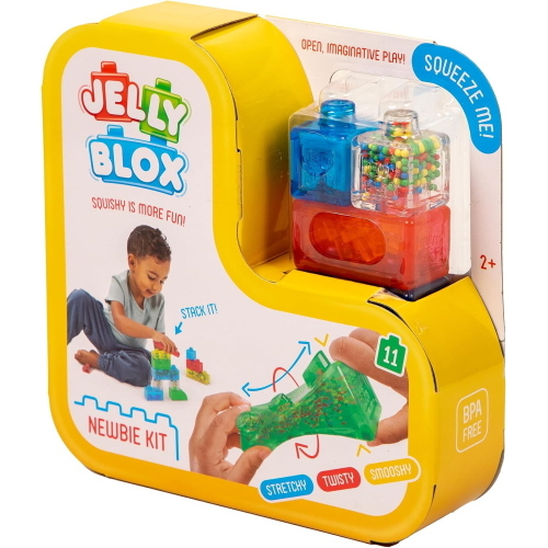 TOYS JELLY BLOX - NEWBIE KIT COSTRUZIONI GEL GOMMOSE
