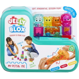 TOYS JELLY BLOX - MY PETS AND ME SET COSTRUZIONI GEL GOMMOSE