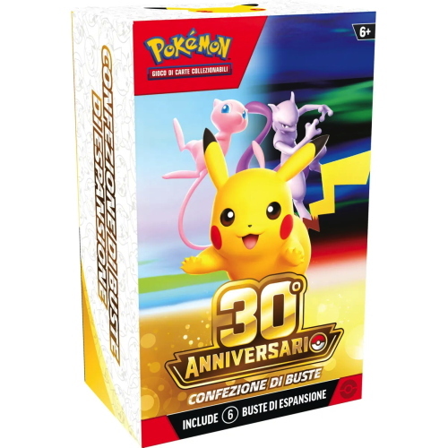 POKEMON 30 ANNIVERSARIO BUNDLE 6 BUSTE