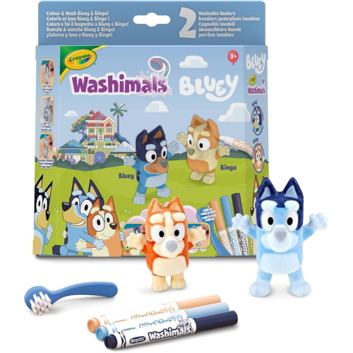 WASHIMALS PETS - SET ATTIVITÀ 2 CUCCIOLI BLUEY