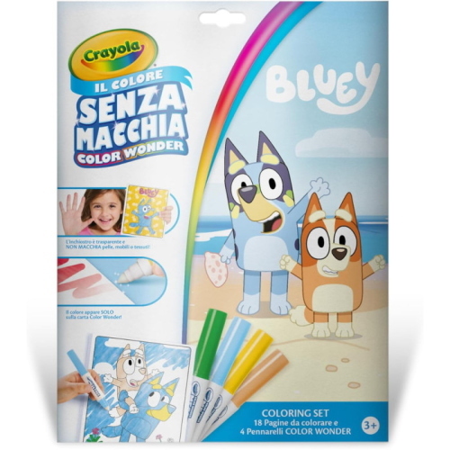 CRAYOLA COLORING SET CW BLUEY