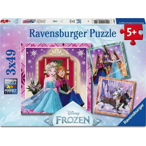 DISNEY FROZEN 3 X 49 PZ