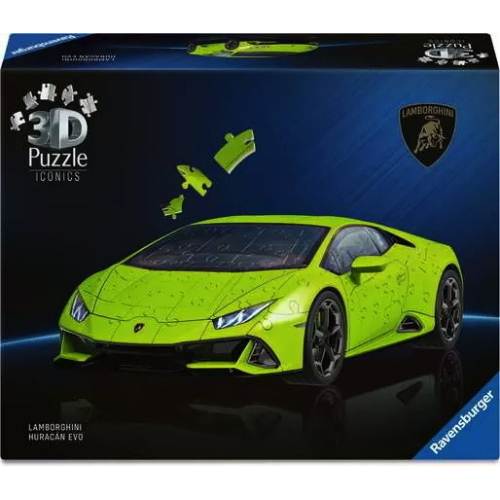 LAMBORGHINI HURACÁN EVO - VERDE PUZZLE 3D
