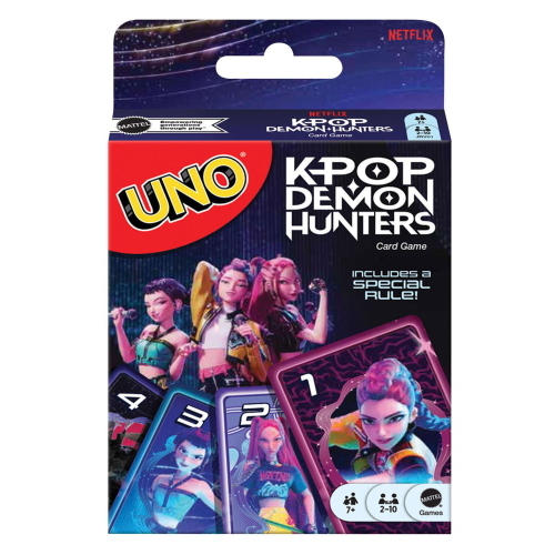 CARTE UNO K POP DEMON HUNTERS