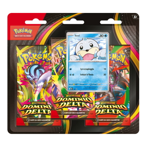 POKEMON MEGAEVOLUZIONE DOMINIO DELTA BLISTER 3 BUSTE