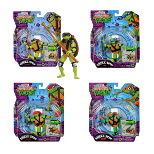 TURTLES TARTARUGHE NINJA PERSONAGGI SHELL SPIN 