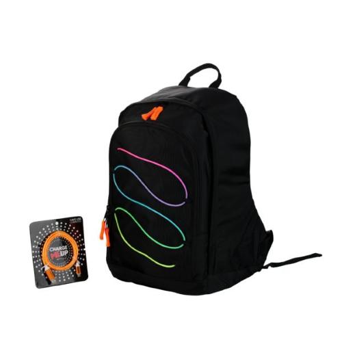 GOSMART20 ZAINO FLUO + BUSTINA PORTAPENNE