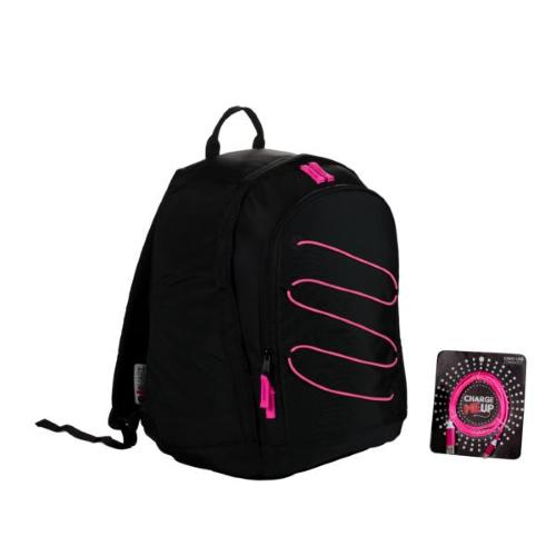 GOSMART20 ZAINO FLUO + BUSTINA PORTAPENNE