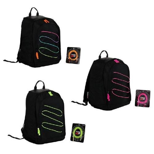 GOSMART20 ZAINO FLUO + BUSTINA PORTAPENNE