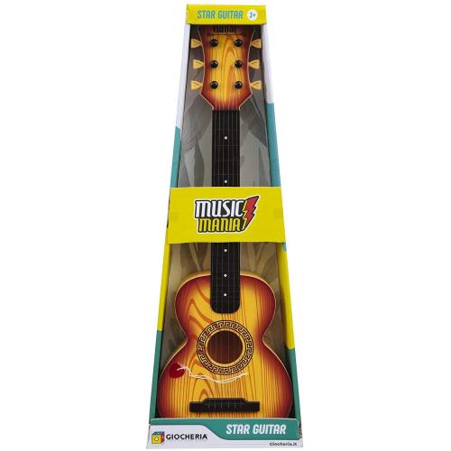 MUSIC MANIA - STAR GUITAR CHITARRA IN SIMIL-LEGNO CM.65