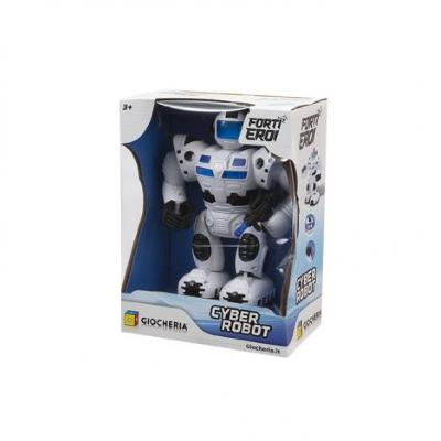 MR GENIO - CYBER ROBOT BIANCO CAMMINA CON LUCI E SUONI