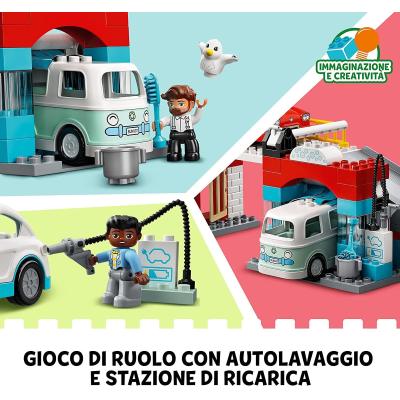 LEGO DUPLO AUTORIMESSA E AUTOLAVAGGIO