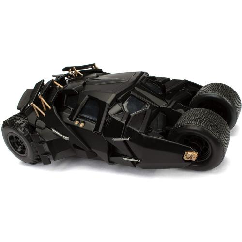 BATMAN THE DARK KNIGHT BATMOBILE IN SCALA 1:24 CON PERSONAGGIO DI BATMAN IN DIE CAST