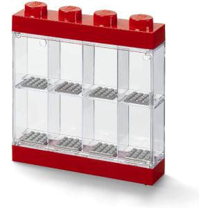 ESPOSITORE LEGO MINIFIGURES 8 POSTI ROSSO