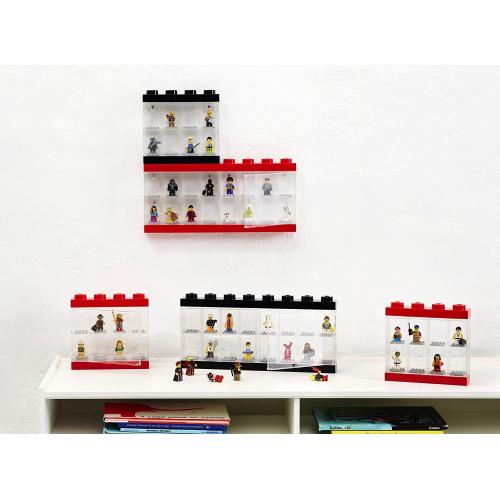 ESPOSITORE LEGO MINIFIGURES 8 POSTI ROSSO