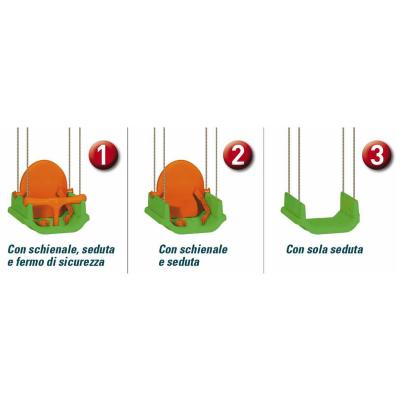 ALTALENA LIBELLULA PIEGHEVOLE CON PARASOLE 3 IN 1