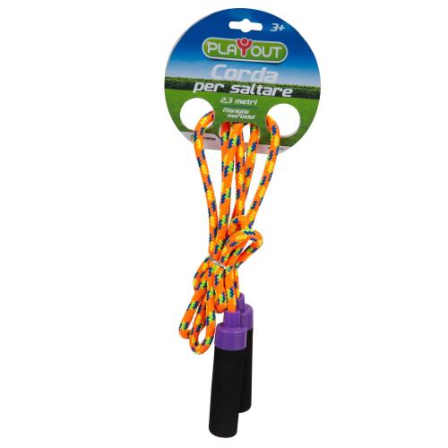 PLAY OUT - CORDA SALTO MANICI MORBIDI 230 CM