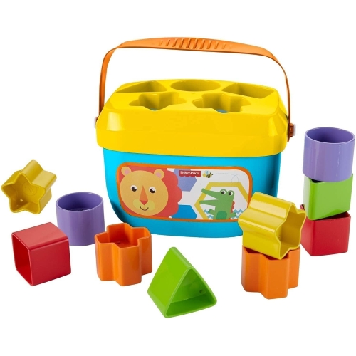 FISHER PRICE FORMINE CON SECCHIELLO ANMALI E FORME