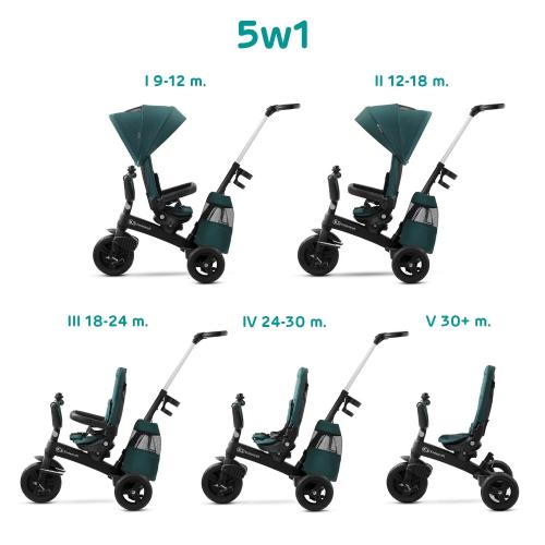 TRICICLO Kinderkraft  EASYTWIST platinum grey