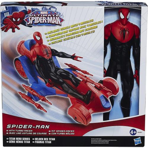 AVENGERS SPIDERMAN 30 CM CON VEICOLO 