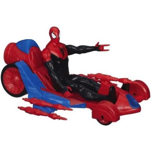 AVENGERS SPIDERMAN 30 CM CON VEICOLO 